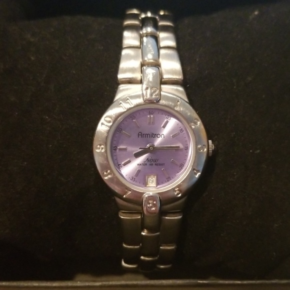 armitron mother of pearl watch